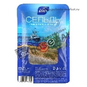 Сельдь филе в масле с укропом 250г "Балтийский берег" (подложка)