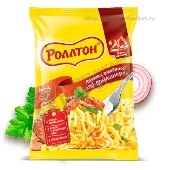 Лапша яичная "Роллтон" По-домашнему говядина 85г м/у