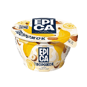 Десерт творожный "Эпика" 7,6% 130г банан-лесной орех п/ст
