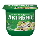 Биойогурт "АктиБио" 3% 130г киви/мюсли п/ст