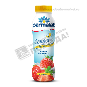 Биойогурт "Пармалат" питьевой 1,5% 290г б/лакт. клубника бут.