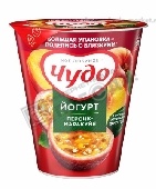 Йогурт фруктовый "Чудо" 2% 290г персик/маракуйя п/ст