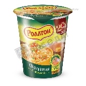 Лапша "Роллтон" Горячая порция курица 70г (стакан)