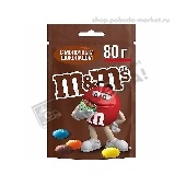 Драже "M&M" с молочным шоколадом в разноцвет. глазури 80г Марс