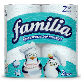 Полотенце бумажное "Фамилия" 2шт 2сл.
