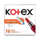 Тампоны "Котекс" 16шт нормал