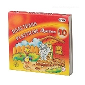Пластилин класический 10цв. 200г 95406 Гамма