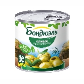 Оливки "Бондюэль" б/к 212мл ж/б