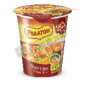 Лапша "Роллтон" Горячая порция говядина 70г (стакан)