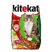 Корм д/кошек "Китекет" Мясной пир сух. 800г