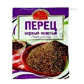 Перец "Русский аппетит" черный молотый 10г Витэкс