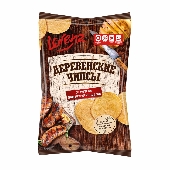 Чипсы "Деревенские чипсы" со вкусом жареных рыжиков 100г м/у