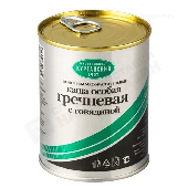 Каша "Особая" гречневая с говядиной 340г ж/б (стандарт) Курган