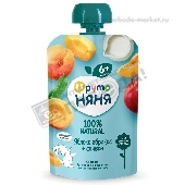 Пюре "Фруто Няня" яблоко/абрикос + сливки 90г д/п с 6 мес.