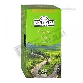 Чай "Ахмад Ти" пакет. зеленый Китайский 25пак.*2г с/я