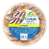 Сельдь "Сангусто" филе-кусочки в масле 150г