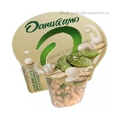 Йогурт "Даниссимо" 2,9% 135г семечки в белой шоколад.глазури со вкусом карамели