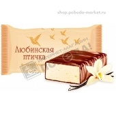 Шок. конфеты Любинская птичка глазир. в завертке Любинский кондитер