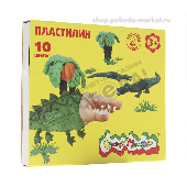 Пластилин "Каляка-маляка" 10цв. 150г 93042