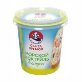Паста с морепродуктами "Морской коктейль" в соусе 150г Санта Бремор