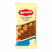 Шоколад "Яшкино" молочный с арахисом 78г