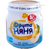 Пюре "Фруто Няня" груша 100г ст/б с 4 мес.