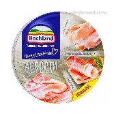 Сыр плавл. "Хохланд" Ассорти мясное 50% 140г ветчина/бекон (сегмент)