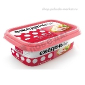 Продукт плавл. с сыром с ЗМЖ "С ветчиной" 55% 180г (ванна) Ежедень