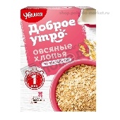 Хлопья "Увелка" овсяные моментальные 400г кор.