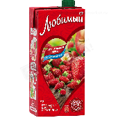 Напиток сокосодержащий "Любимый" 0,95л Земляничное лето
