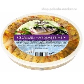 Сельдь "Атлантис" филе-ломтики в масле 150г Кромфиш