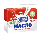 Масло "ВНИМИ-Сибирь" сливочное крестьянское 72,5% 180г фольга