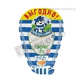 Творог "Простоквашино" 2% 200г (ванна)