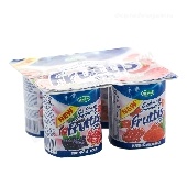 Продукт йогуртный "Фруттис" Сливочное лакомство 5% 115г инжир-чернослив/малина-земляника