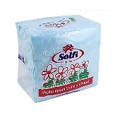 Салфетки бум. 1сл "Солфи" 250шт цветные