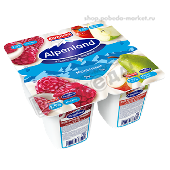 Продукт йогуртный "Альпенлэнд" 2,5% 95г Малина-яблоко-груша п/ст