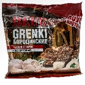 Гренки "БИИРка" бородинские 60г Чеснок/укроп + соус сметанный с грибами 20г