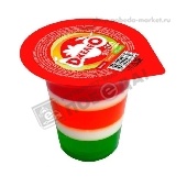 Десерт многослойный "ДжелеО" с фрукт. соком вишни/персика/яблока 150г п/ст