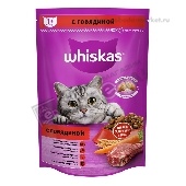 Корм д/кошек "Вискас" подушечки с паштетом говядина 350г