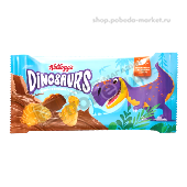 Печенье сахарное "Динозавры" в молочной глазури 127г Келлогг