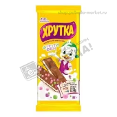 Шоколад "Хрутка" Фрутти Фан молочный с хрустящими шариками 82г