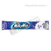 Шок. батончик "Милки Вэй" с суфле в мол.шок. Снэк сайз 104г Марс