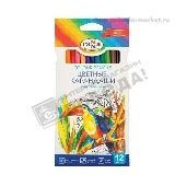 Карандаши цветные "Гамма" 12цв. классические 95472