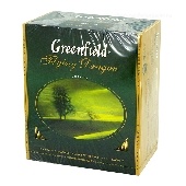 Чай "Гринфилд" пакет. зеленый Флаинг Драгон 100пак.*2г