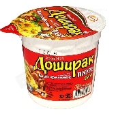 Пюре картофельное "Доширак" мясо 40г (стакан)