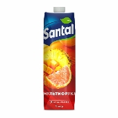 Нектар "Сантал" 1л Мультифруктовый т/п