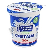 Сметана "ВНИМИ-Сибирь" 20% 350г п/ст