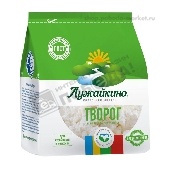 Творог "Лужайкино" обезжиренный 200г м/у