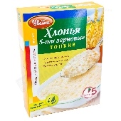 Хлопья "Увелка" 5-ти зерновые тонкие 350г кор.