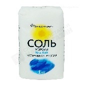 Соль "Мареман" 1кг морская пищевая средняя (помол №1)